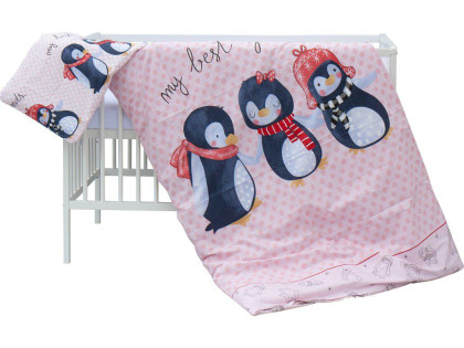 Dětská postýlka s kompletní výbavou, 120 x 60 cm, Pimpi Scarlett