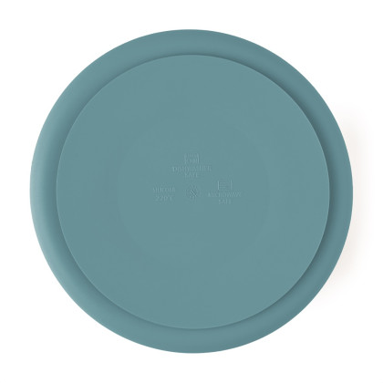 Talířek silikonový dělící kulatý Take&Match 6 m+ Petite & Mars