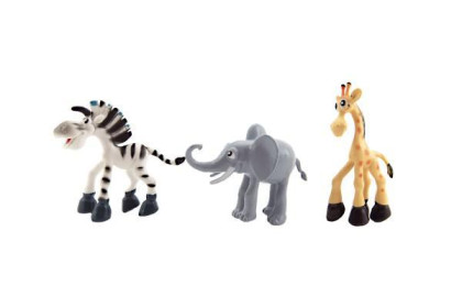 Zvířátka veselá safari ZOO 9-10cm 6 ks
