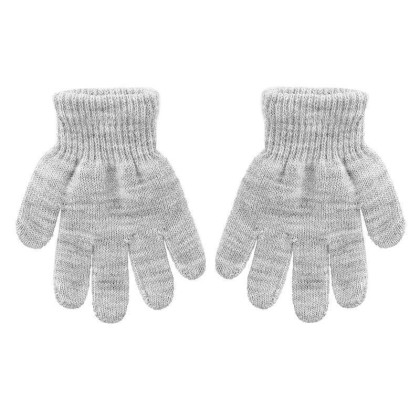 Dětské pletené prstové rukavice 9 - 11 let