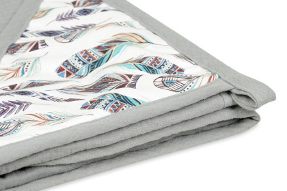 Mušelínová osuška s kapucí Design 85 x 85 cm Babymatex