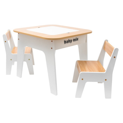 Dětský stůl a židle Leaf Natural Baby Mix 