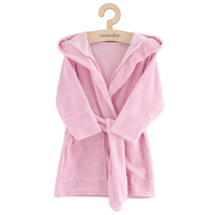 Dětský froté župan New Baby pink