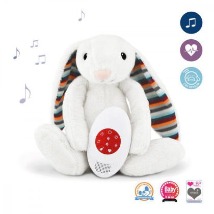 Králíček Bibi - Šumící zvířátko s tlukotem srdce a melodiemi Zazu