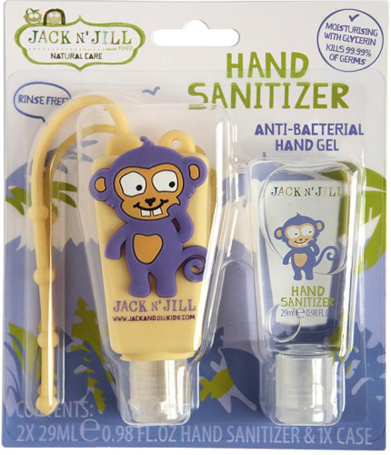 Dětský antibakteriální gel na ruce s pouzdrem Jack N´ Jill 2x 29 ml