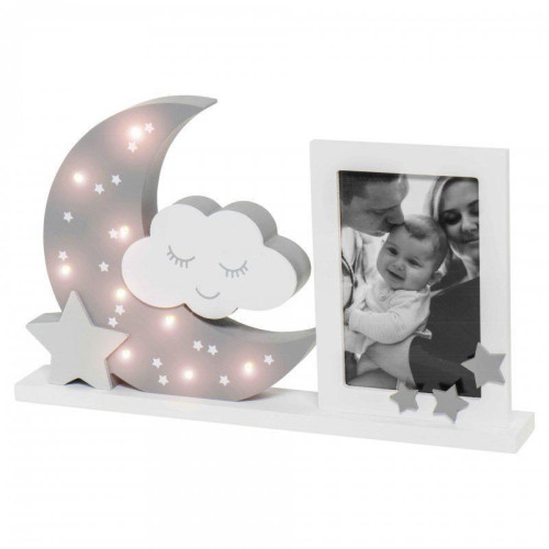 Rámeček na fotografii s LED osvětlením Moonlight Frame Grey