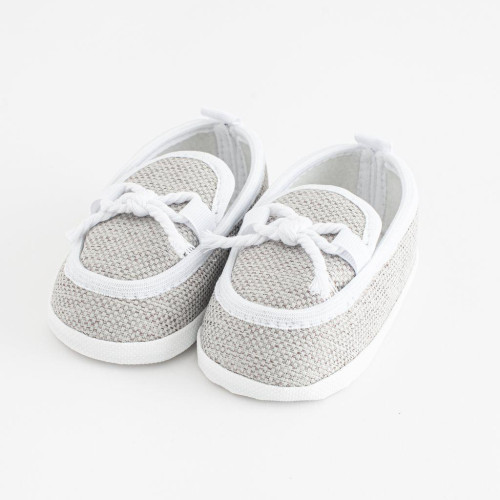 Kojenecké mokasíny/capáčky New Baby šedá