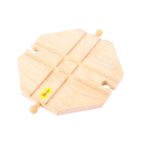 Křížení dřevěné vláčkodráhy Bigjigs Rail