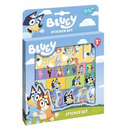 Bluey dárkový box se samolepkami Totum