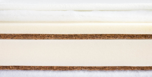 Luxusní matrace pro děti 120×60 – 4 vrstvy, paměťová pěna, kokos, Aloe Vera