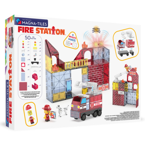 Magnetická stavebnice Fire Station 50 dílů