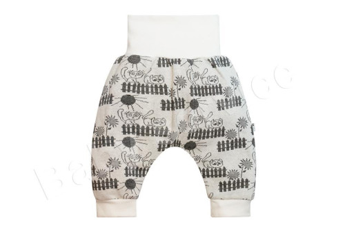 Zateplené kalhoty buggy Kočky Baby Service