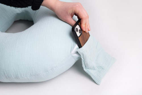 Mušelínový polohovací polštář MiniRelax 140 cm Babymatex