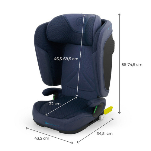Autosedačka skládací Unity 2 I-Size (100-150 cm) Kinderkraft