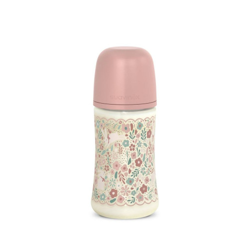 Kojenecká láhev Wonderland New 270 ml Fyziol průtok M Suavinex