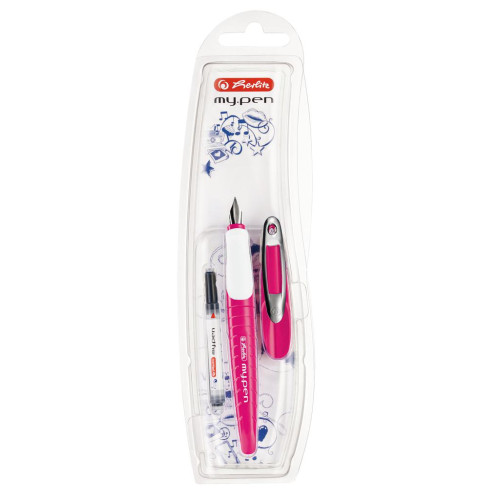 Pero bombičkové my.pen M růžovo-bílé Herlitz