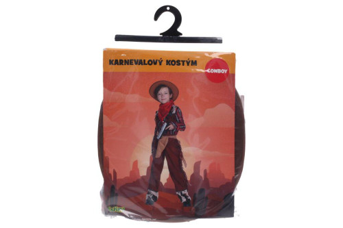 Set karneval - cowboy Vel. M 110 - 120 cm