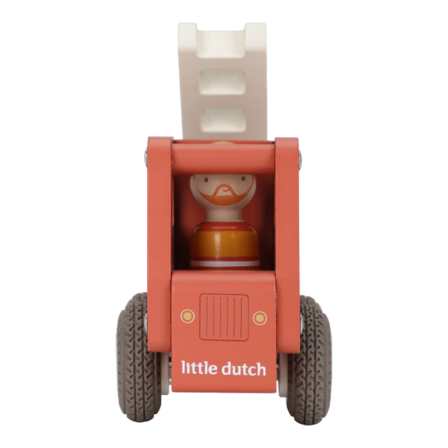 Hasičské auto dřevěné Little Dutch