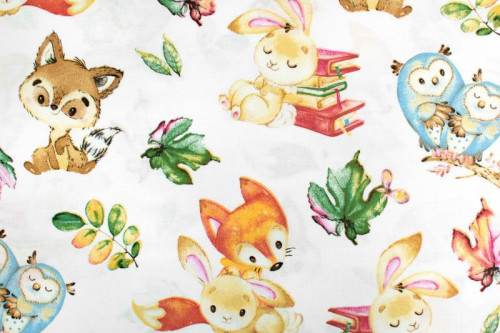 Mantinel s povlečením Premium 3dílná sada Cute Animals Baby Nellys