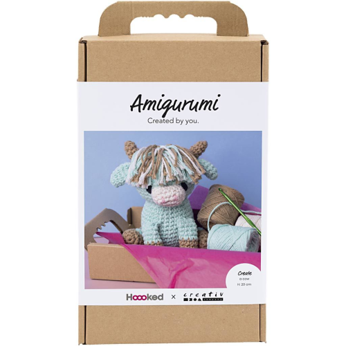 Sada na háčkování kravička Amigurumi