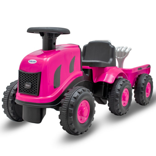 Dětské odrážedlo traktor s vlečkou Benny Baby Mix