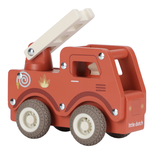 Hasičské auto dřevěné Little Dutch