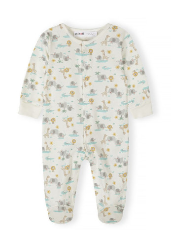 Kojenecký overal se zvířátky 3pack Minoti