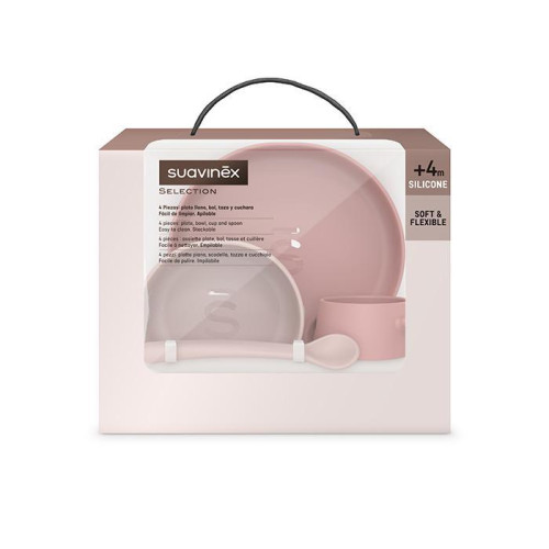 Jídelní set silikonový Colour Essence Suavinex