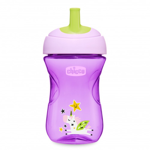 Hrneček Advanced s brčkovým náustkem 266 ml, 12m +