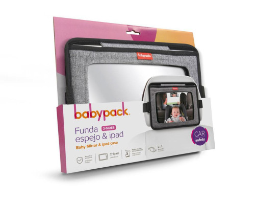 Babypack Zpětné zrcátko/držáček na iPad 2v1