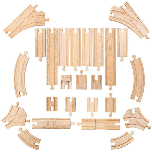 Dřevěné koleje set 25 dílů Bigjigs Rail