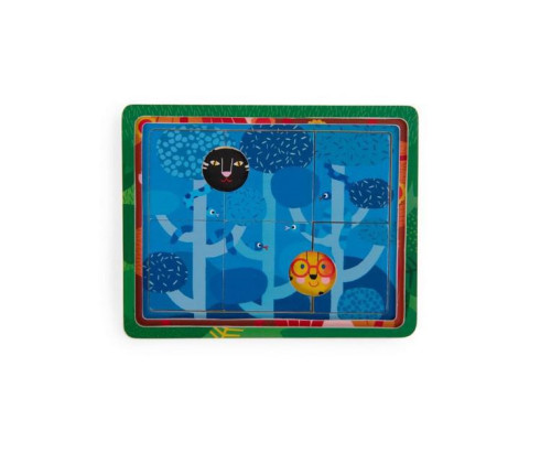 Moulin Roty Třívrstvé puzzle Džungle