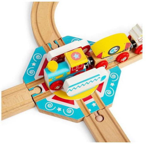 Točna s motivem čajových lístků Bigjigs Rail