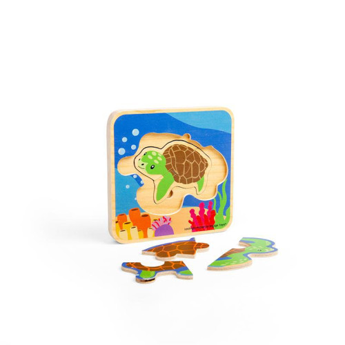 Puzzle Životní cyklus želvy Bigjigs Toys