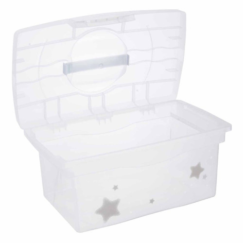 Cestovní box s přihrádkou na hračky, léky, kosmetiku