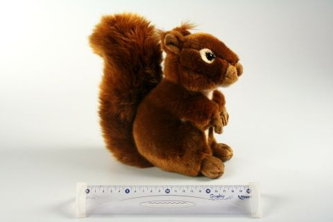 Plyšová veverka 24 cm