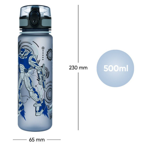 Tritanová láhev na pití Roboti 500 ml Baagl