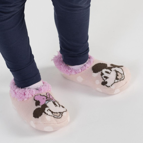 Domácí capáčky s kožíškem Disney Minnie