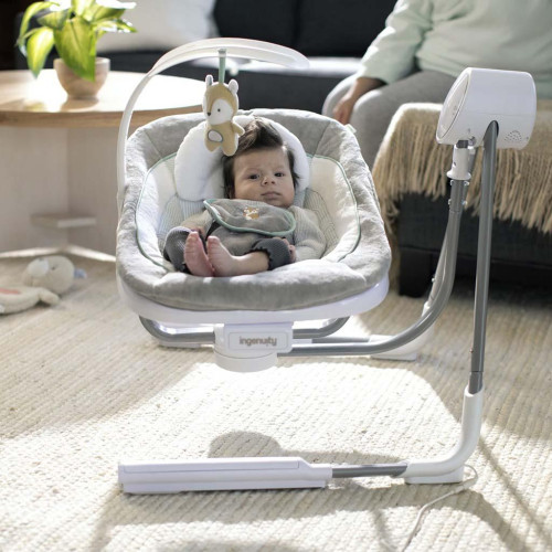 Houpačka vibrující s melodií USB Dual-Direction Anyway Sway ™ Ray ™ 0+, do 9 kg