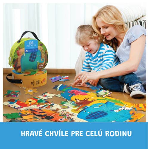 Puzzle Den v ZOO 108 ks Jarmelo