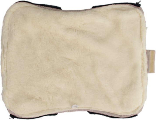 Merino rukávník na kočárek z ovčí/velbloudí vlny na zip 30 x 50 cm