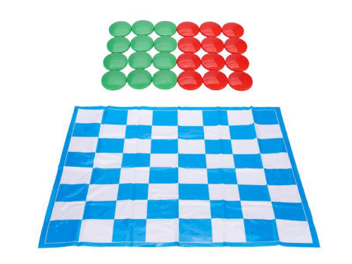 Dáma společenská hra 90x90 cm