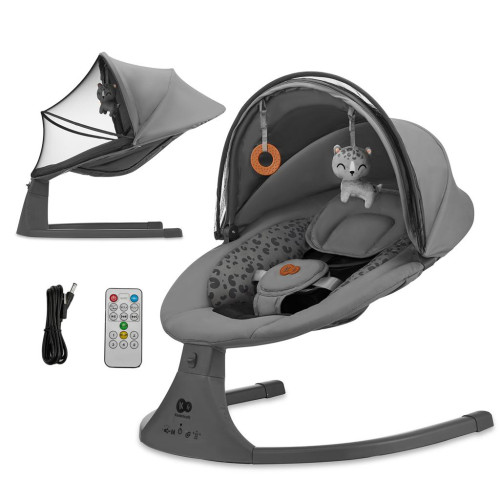 Lehátko houpací s melodií 2 v 1 Lumi, do 9 kg, Premium Kinderkraft