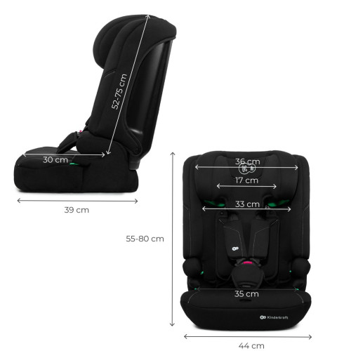 Autosedačka I-Comfy i-Size (76 do 150 cm) Kinderkraft