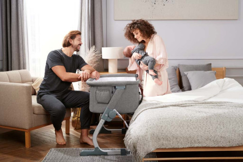 Postýlka dětská Uno UP Grey Kinderkraft