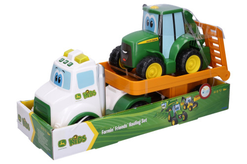 Traktor Johnny s tahačem 37 cm JD Kids John Deere