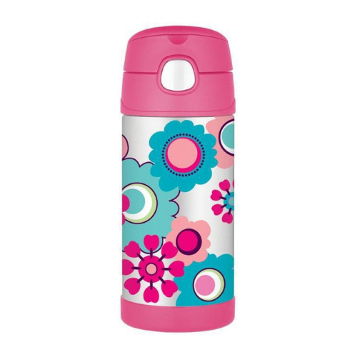 Dětská termoska s brčkem 355 ml