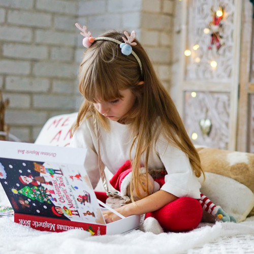 Magnetická kniha Vánoce – Christmas Magnetic Book Edukid