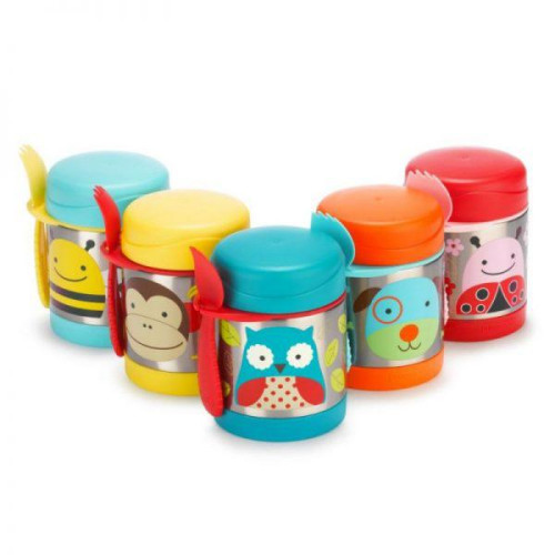 Termoska na jídlo se lžičkou/vidličkou Zoo 3 r+ 325 ml Skip Hop