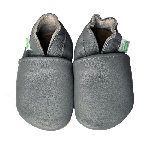 Kožené capáčky Barefoot Vel. M (6-12 měs.) Hopi Hop